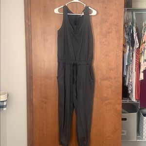 grey tank top jumpsuit